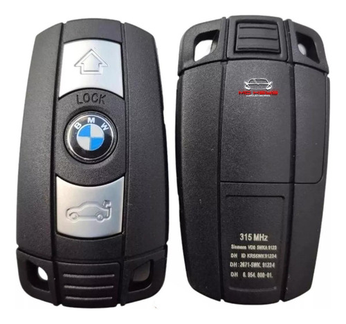 Carcasa Llave Bmw Serie 3 5 2006 2007 2008 2009 2011