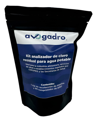 Avogadro Kit De Cloro Residual Para Agua Potable