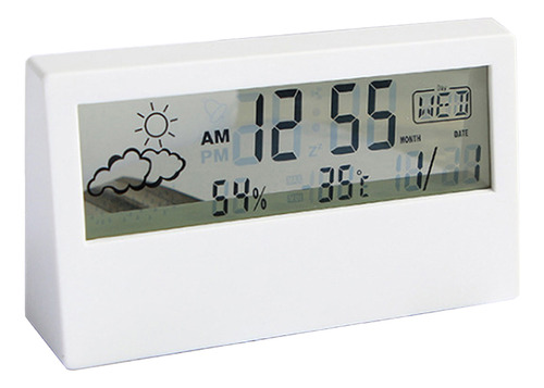 Despertador Digital Con Fecha, Temperatura, Humedad Y