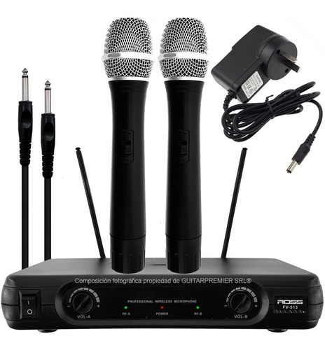 Imagen 6 de 8 de Par Microfonos Inalambricos Profesionales Vhf Gtia Oficial