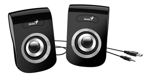 Parlantes Genius Sp-q180 6w Para Pc, Xbox, Tv, Dvd Usb 3.5mm