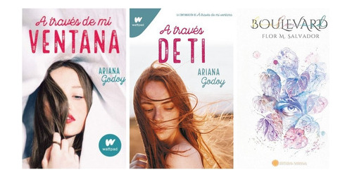 3 Libros A Través De Ti + Ventana Godoy + Boulevard Montena