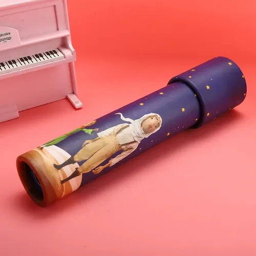 IKeelo Caleidoscopio Clásico De Lata – 2 Unidades En Caja Regalo, Juguete Educativo Con Patrones Simétricos Y Animales Escondidos, Para Niños Y Niñas, Metal Duradero
