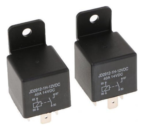 2 X 2pcs Vehículo Camión 12 Voltios Dc 40a Amp Relay