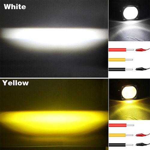 Barra De Luces Led Bicolor De 20w 8d Para Motocicleta 1 Par