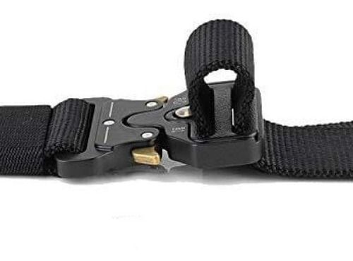 Imagem 3 de 6 de Cinto Tático Militar Reforçado Fivela Abre Rapido 100% Nylon
