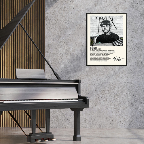 Poster Nicky Jam Album Music Tracklist Exitos Fenix 80x60