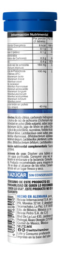 Probióticos 3 Pack Seltz Tabletas Efervescentes Pepino Limón