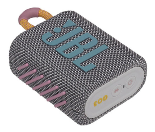 Imagem 6 de 8 de Caixa De Som Jbl Go 3 Portátil Com Bluetooth Cinza