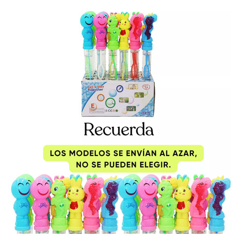 . Jabón De Juguete Infantil Colorido De 30 Burbujas, Con