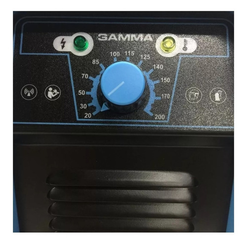 Soldadora Inverter Gamma Arc 200 G3470ara Celeste 50hz 220v