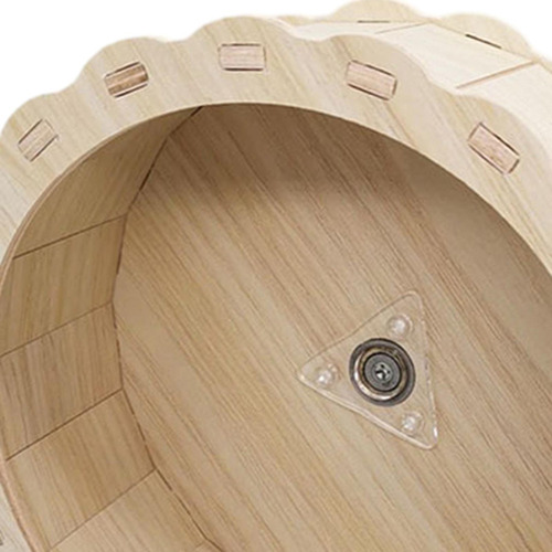Nuevo Ruedas De Equilibrio For Hámster De Madera, 19cm X