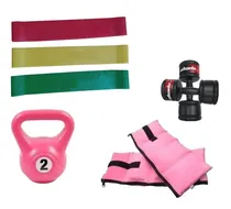 Comprar Bandas Circulares + Tobilleras 2kg + Rusa 2kg + Mancuernas