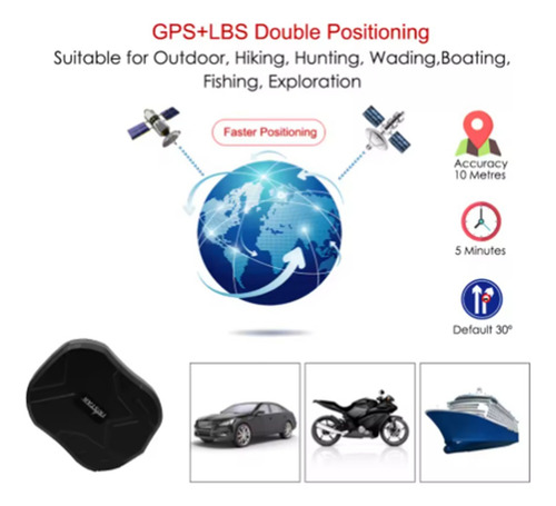 Localizador Gps Tracker Tk905 Iman Plataforma Auto Y Moto