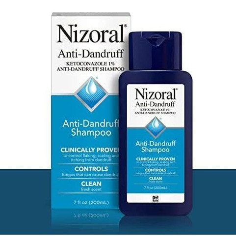 Nizoral Anti-caspa Shampoo Com 1% De Cetoconazol, Aroma Fre