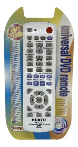 Control Remoto Universal Para Dvd 43 Marcas Compatibles