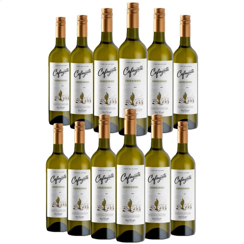 Vino Blanco Cafayate Chardonnay Bodega Etchart - Pack X12