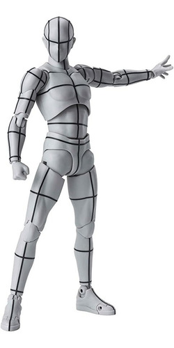 Imagen 1 de 5 de Figura - Articulada Masculina Body Kun Wireframe Bandai