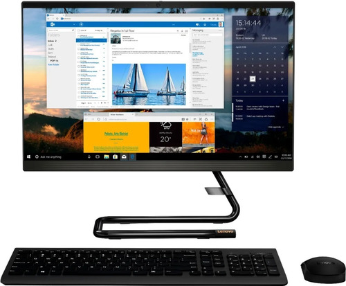 Computadora Lenovo Aio 21.5 Fhd Core I3-9100t 8 Ram 256 Ssd