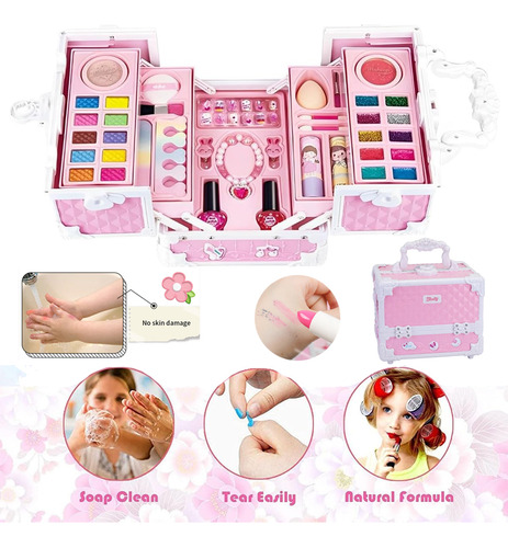 Juguete De Maquillaje De Salón De Belleza Para Niños Create