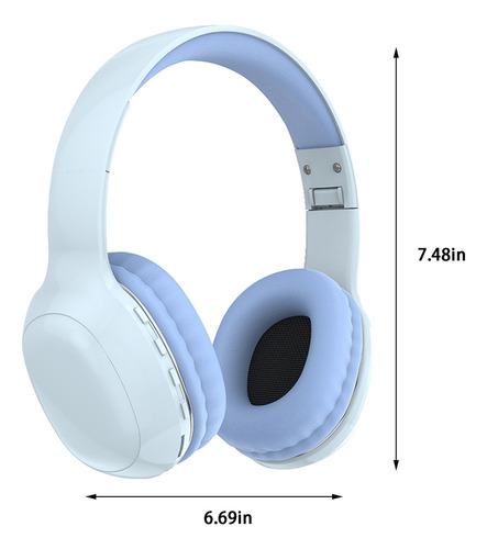 Auriculares Inalámbricos Con Diadema Subwoofer Bluetooth .