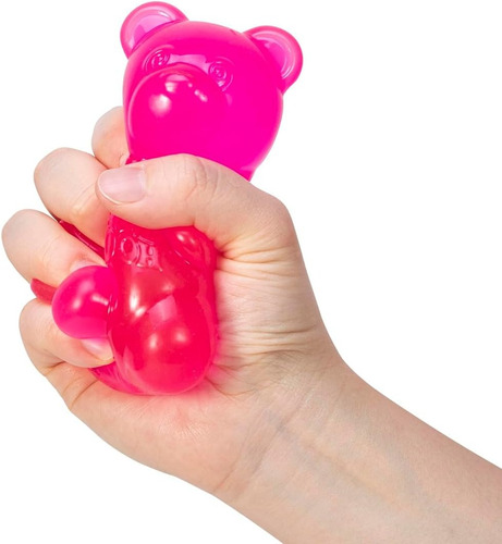 Oso Squishy Gummy Bear Juguete Sensorial Antiestres Rojo