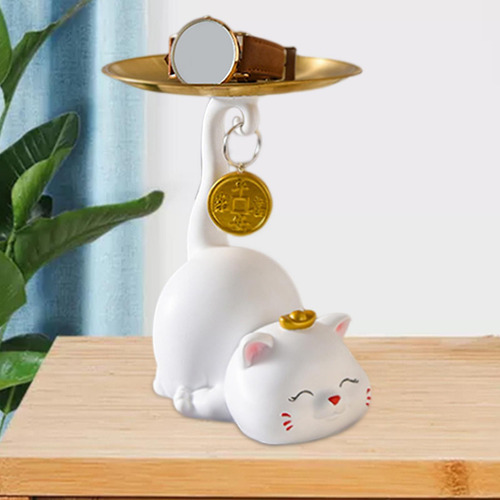 Colección De Estatuas De Bandeja Para Gatos, Escultura De