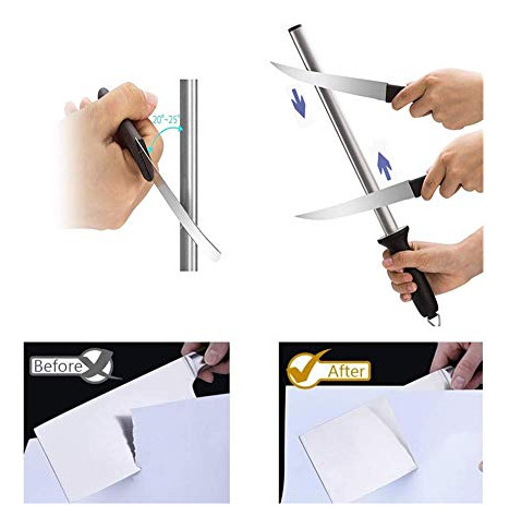 Afilador Profesional 8puLG Para Cuchillos En Cocina