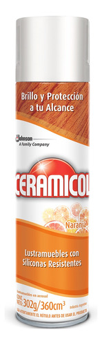 Limpiador Ceramicol Naranja en aerosol 360ml