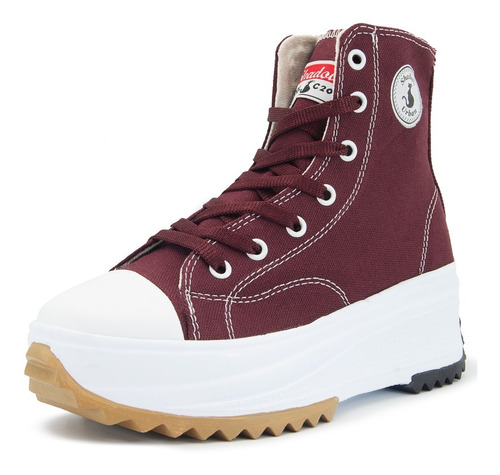 Tenis Bota Sneakers Moda Plataforma Suela Chunky Lona 22-26