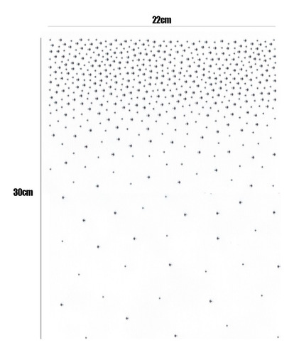 Plancha De Strass Termoadhesivo Lluvia De Tachas Degrade