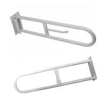 Comprar Kit Barrales Seguridad Fijo Y Rebatible Discapacita Ancianos Color Blanco