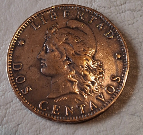 Dos Centavos 1890. Argentina. Cobre. Perfecto. (Usado)