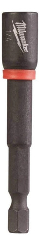Socket Hexagonal 1/4 X 2-9/16 Magnético 49664532 Milwaukee