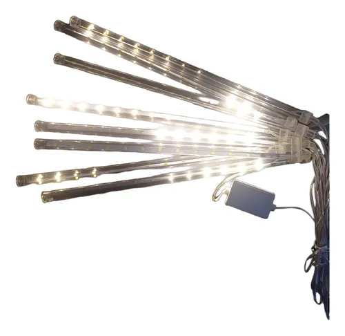 Luces Navidad Hogar, Lluvia Meteoro 8 Tubos Led