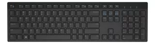 Teclado Dell KB216-BK-LTN QWERTY español latinoamérica color negro