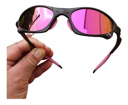 Óculos oakley juliet romeo x metal double polarizado - R$ 249.99, cor Rosa  (com proteção UV) #104715, compre agora