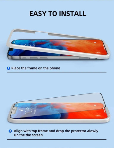 Case Benks Para iPhone 12 Normal 6.1 Funda 360° De Vidrio