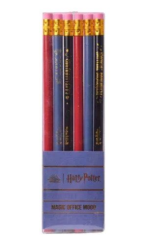 Lapices Grafito Mooving X 6 Unidades Harry Potter