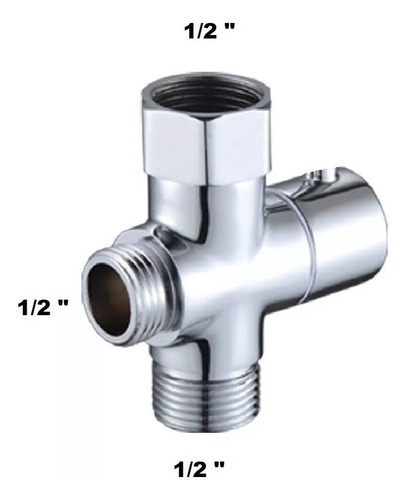 Grifo De Paso T Adaptador Conmutador Bidet P/ducha/tuerca