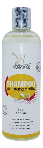 Shampoo De Manzanilla 500ml Control Caspa Hidrata Y Aclara