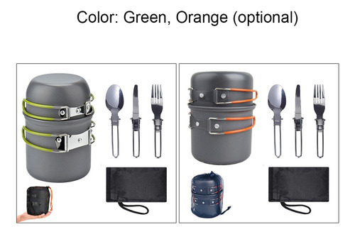 Juego De Utensilios De Cocina Ultraligeros For Acampar