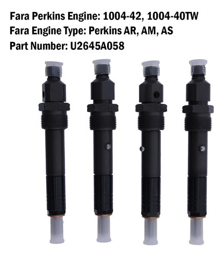 Inyector De Combustible Para Motor Perkins 1004-42 1004-40tw