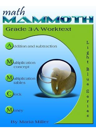 Libro Math Mammoth Grade 3-a Worktext - Maria Miller