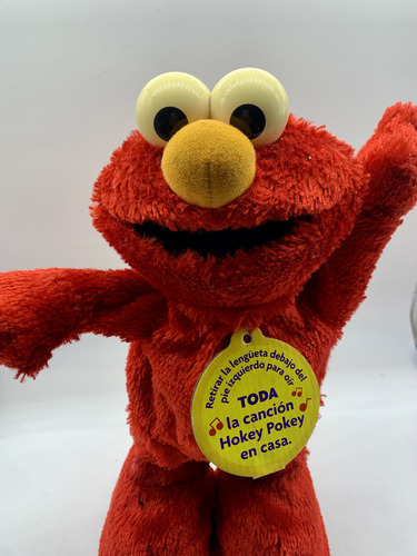 Muñeco Elmo Hokey Pokey Plaza Sésamo Colecciona (Usado)