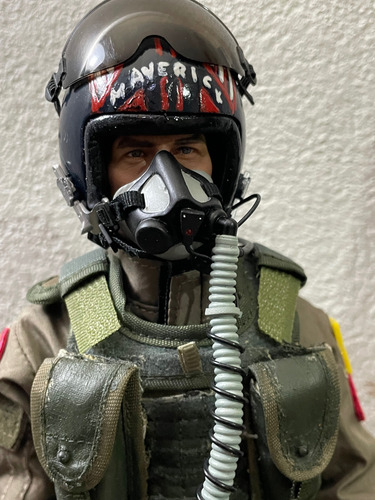 Figura A Escala 1/6 Tom Maverick Top Gun Did Custom
