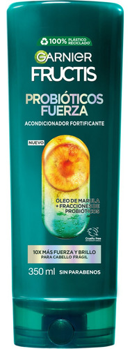Acondicionador Garnier Fructis Probióticos Fuerza 350 Ml