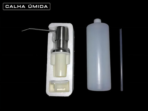 Dispenser Dosador Inox Para Detergente Embutir Pia E Cuba
