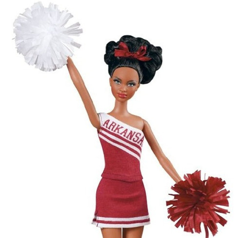 Imagen 2 de 2 de Barbie Collector University Of Arkansas Muñeca Afroamerican