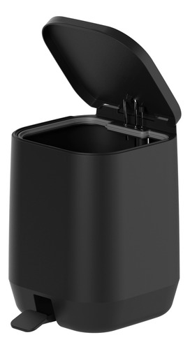 Lixeira de Pedal Aura 6L - Ou Preto